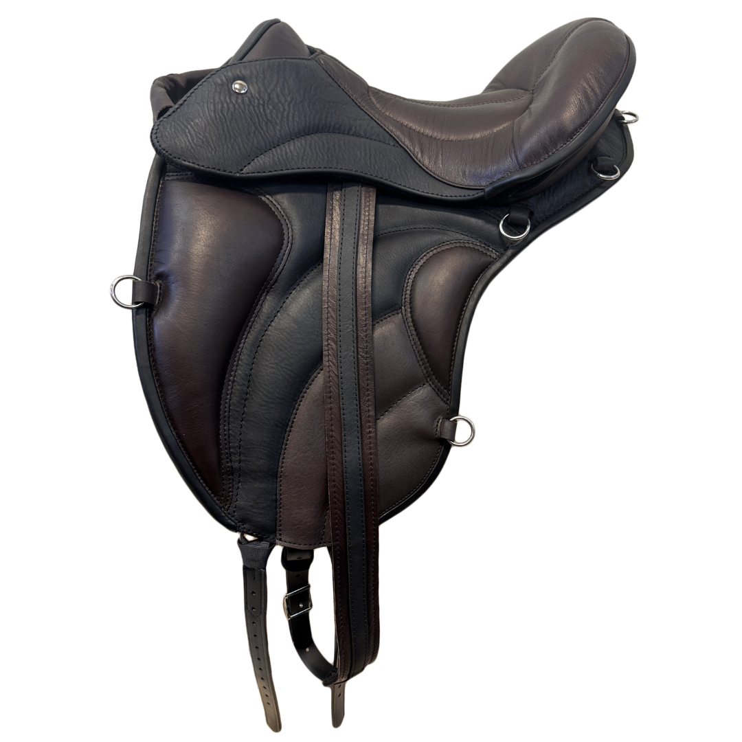 Sensation Ride™ Formal Dressage Trail in Black & Dark Brown & 2" Leathers