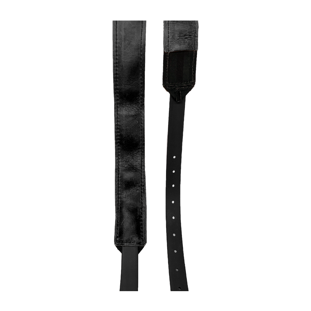 Sensation Ride™ Standard 2" Stirrup Leathers with Billet End and Integrated Base in Black