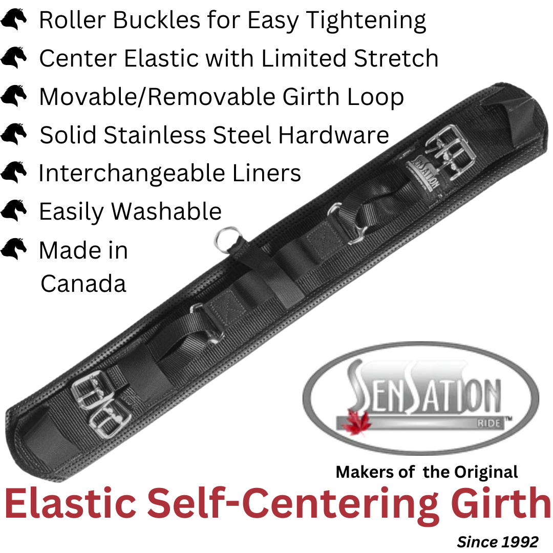 Sensation Ride™ Self Centering Girth with Liner Included
